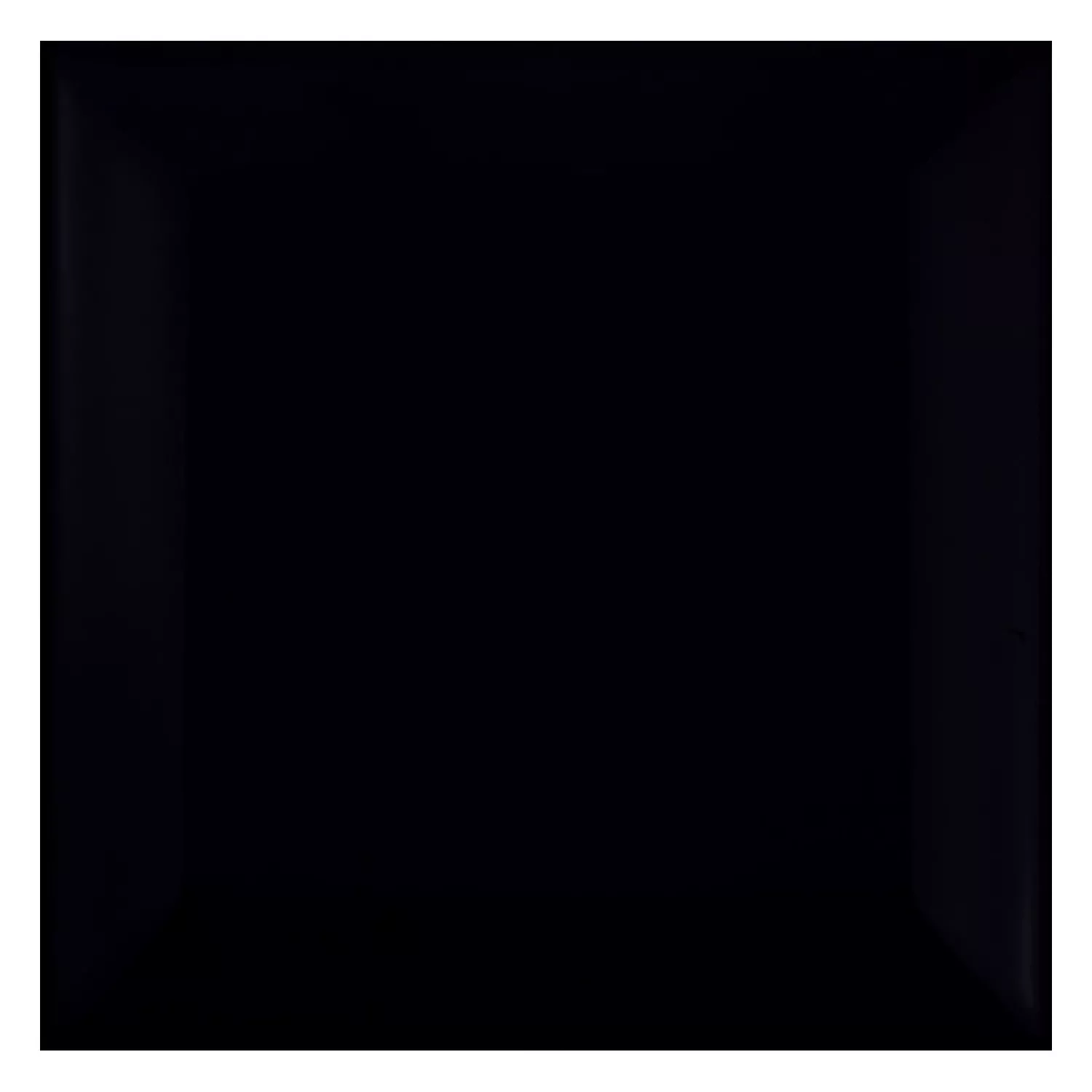 Metro tegel Zwart Mat 10x10 cm Met Facet Catarina Negro