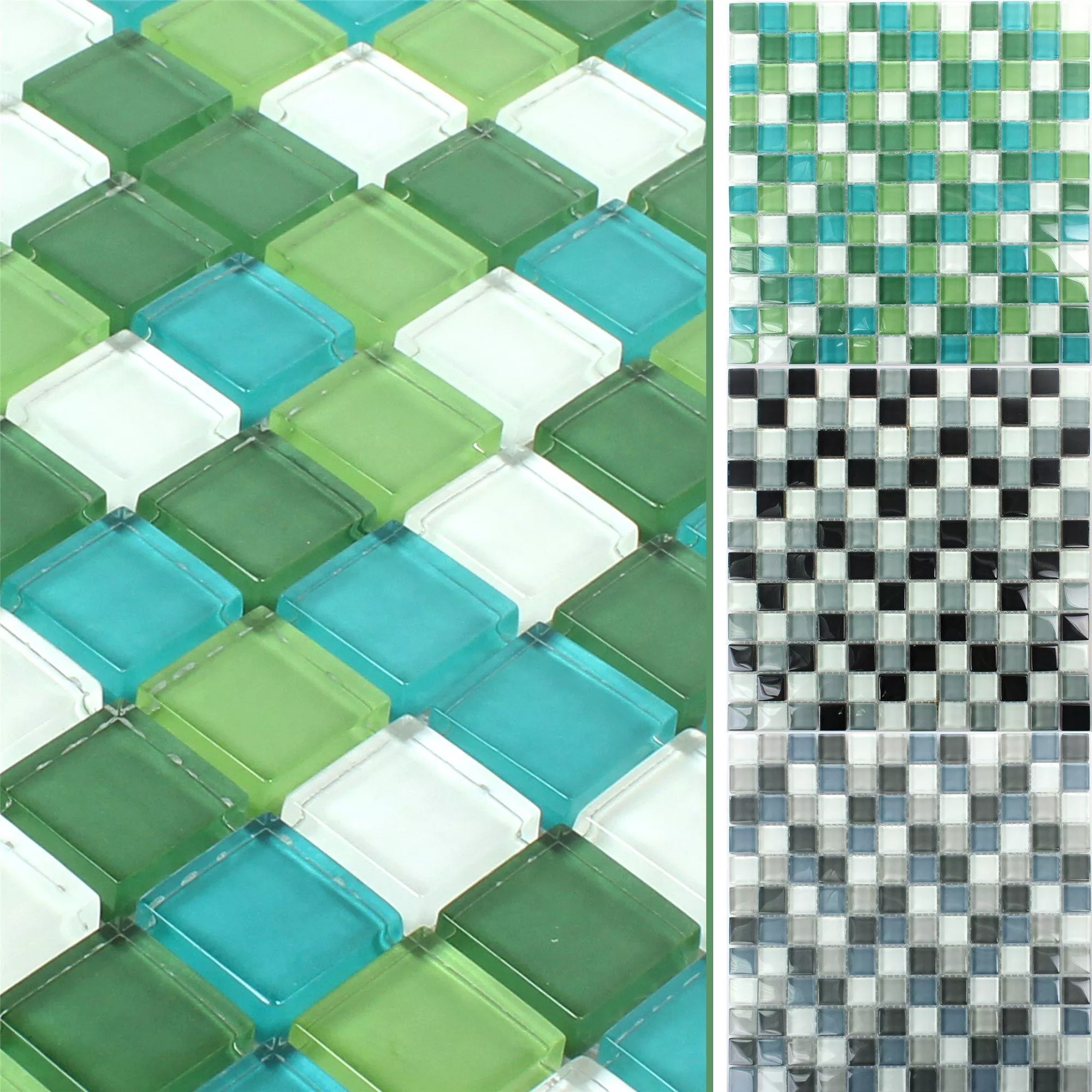 Mosaico De Vidro Azulejos Palmas