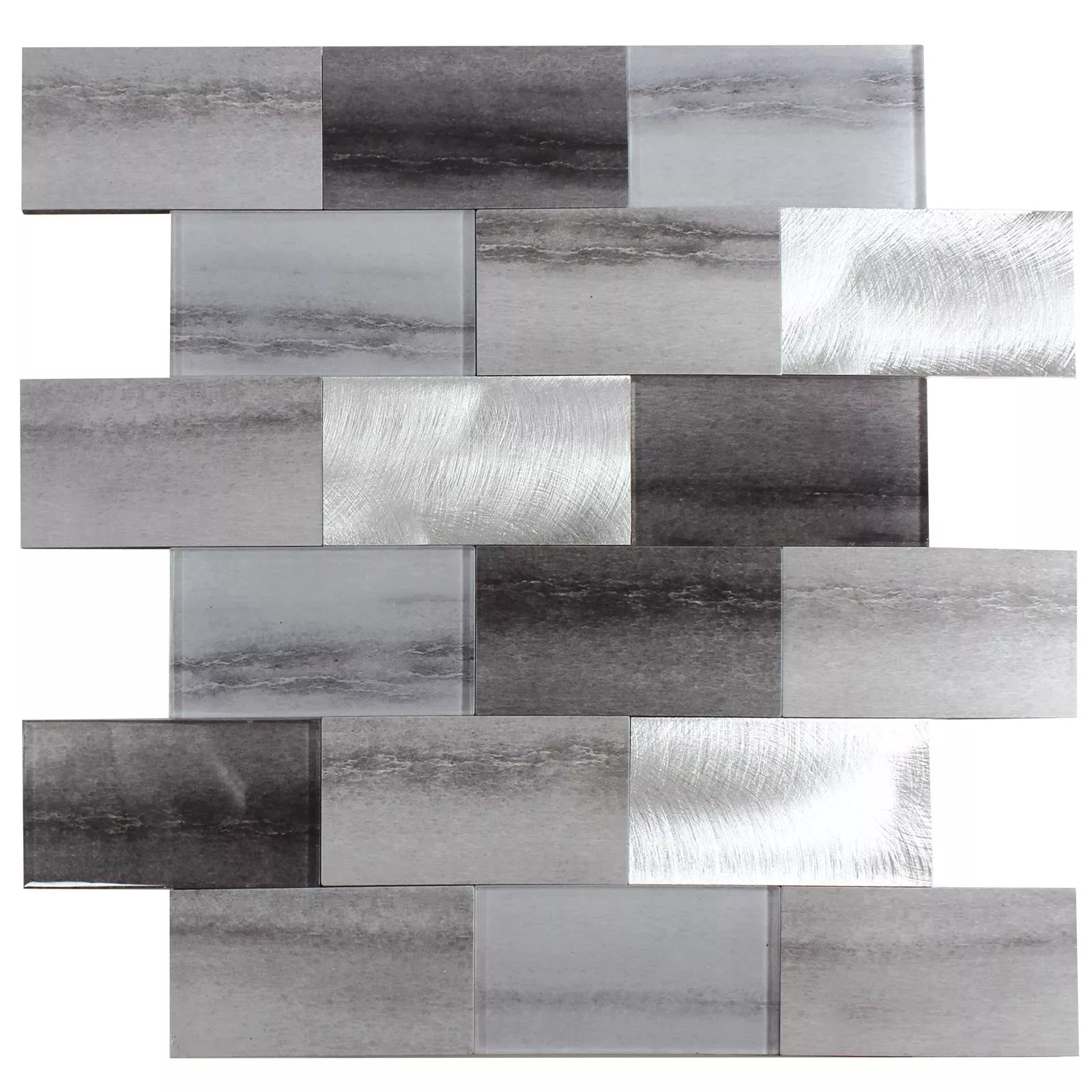 Glass Metal mosaic Xiamen Self Adhesive