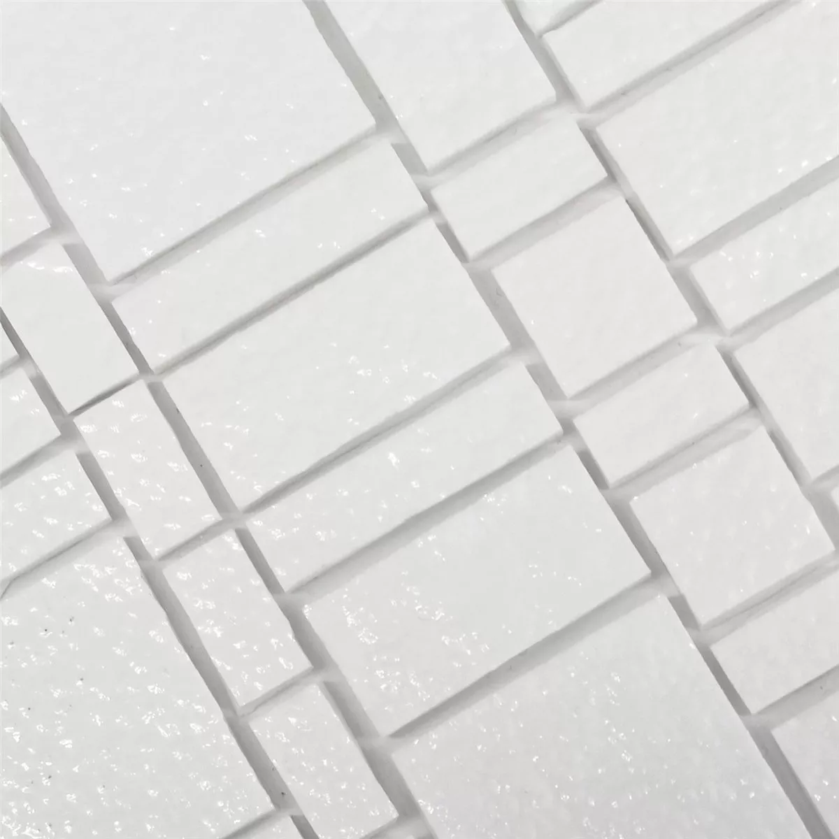 Glass Tiles Trend-Vi Mosaic Liberty White