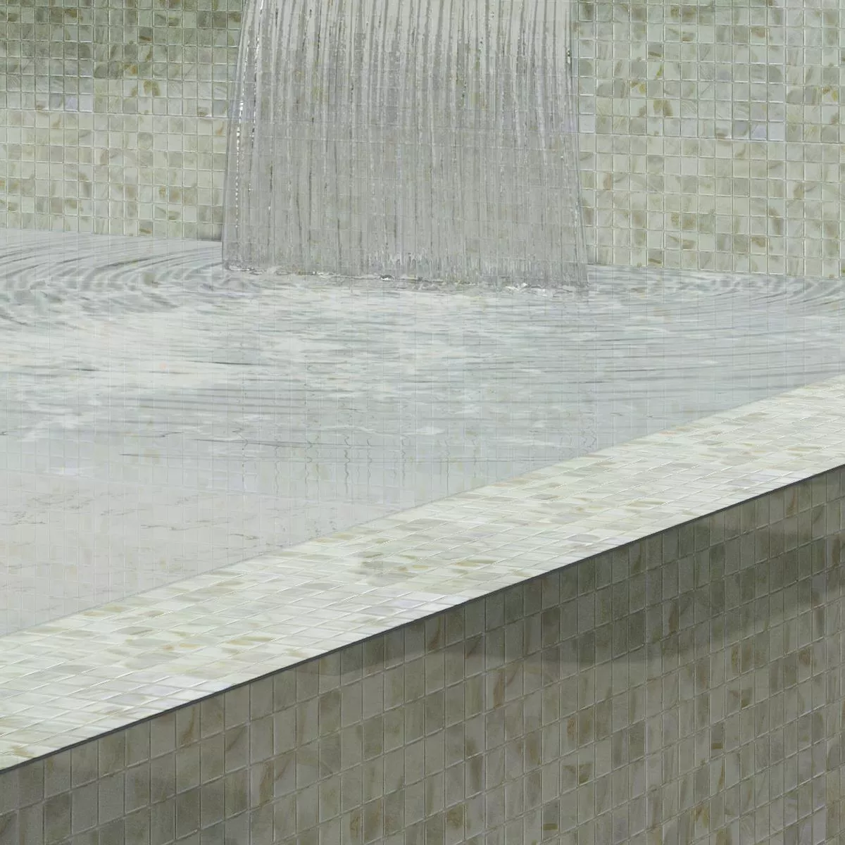 Lasi Uima Allas Pool Mosaiikki Alassio Beige 38