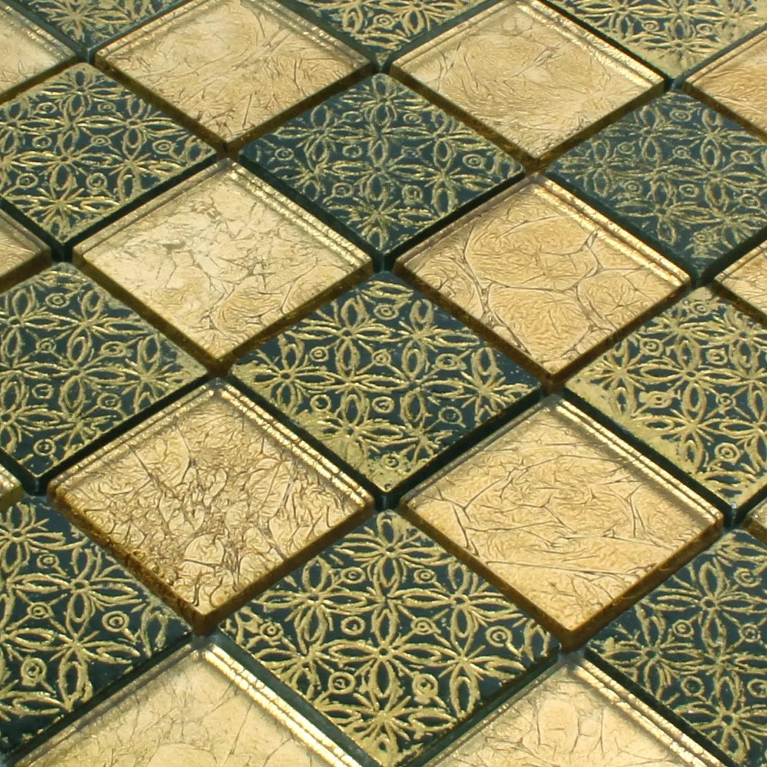 Plăci De Mozaic Sticlă Piatră Naturală Friesia Aur