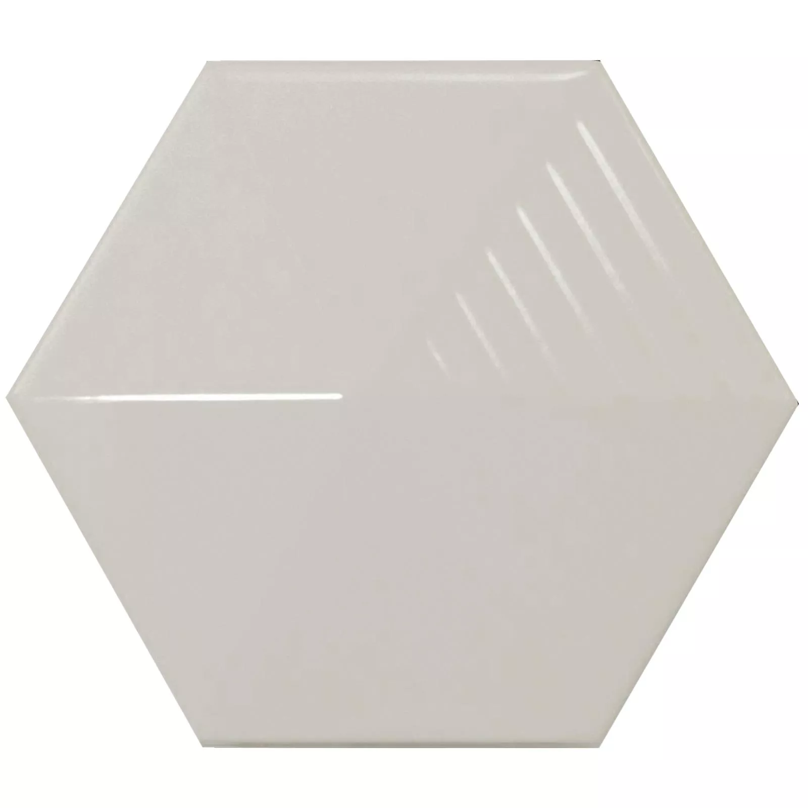 Sample Wall Tiles Rockford 3D Hexagon 12,4x10,7cm Light Grey