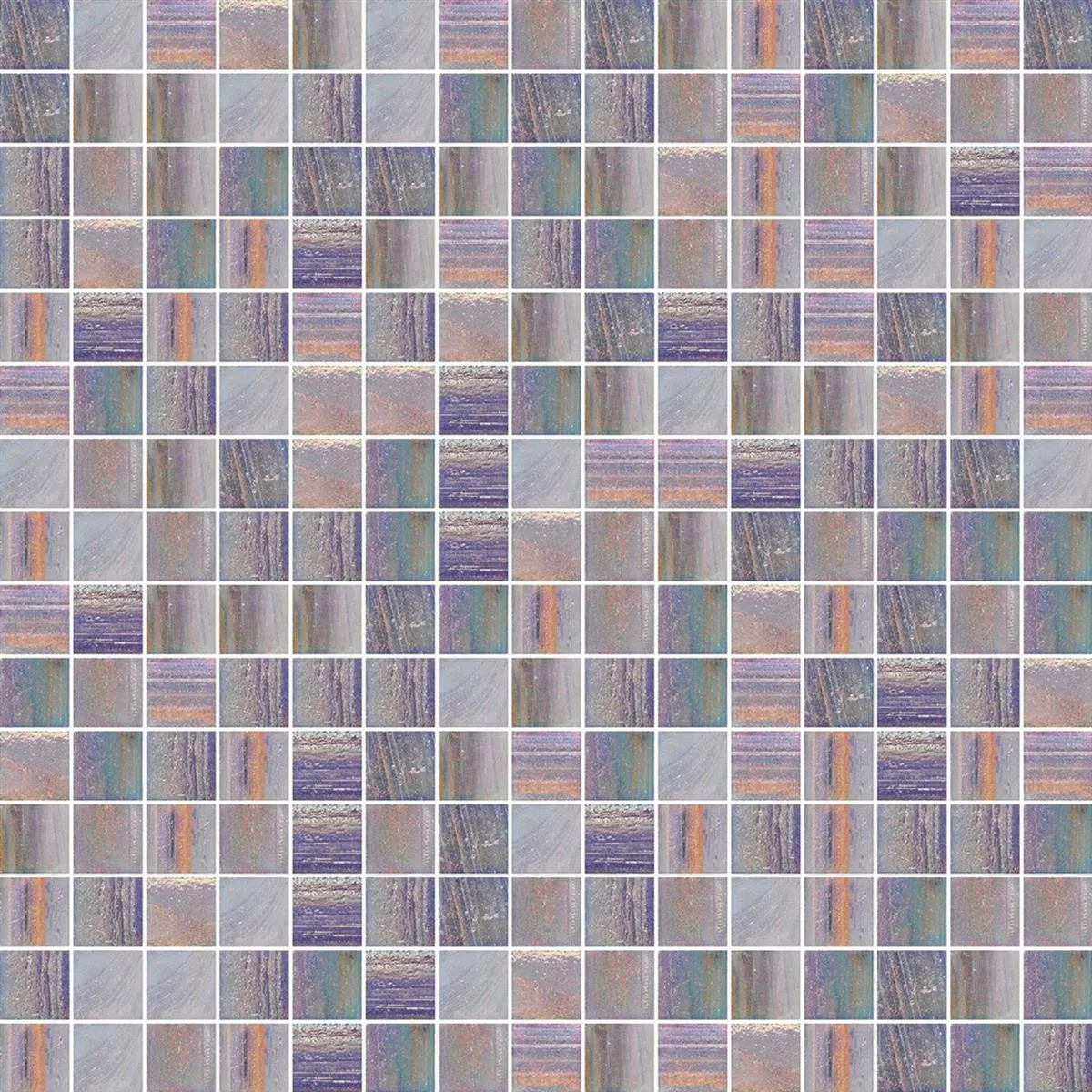 Mosaico de Cristal Azulejos Trend-Vi 824 Shining 20x20 mm