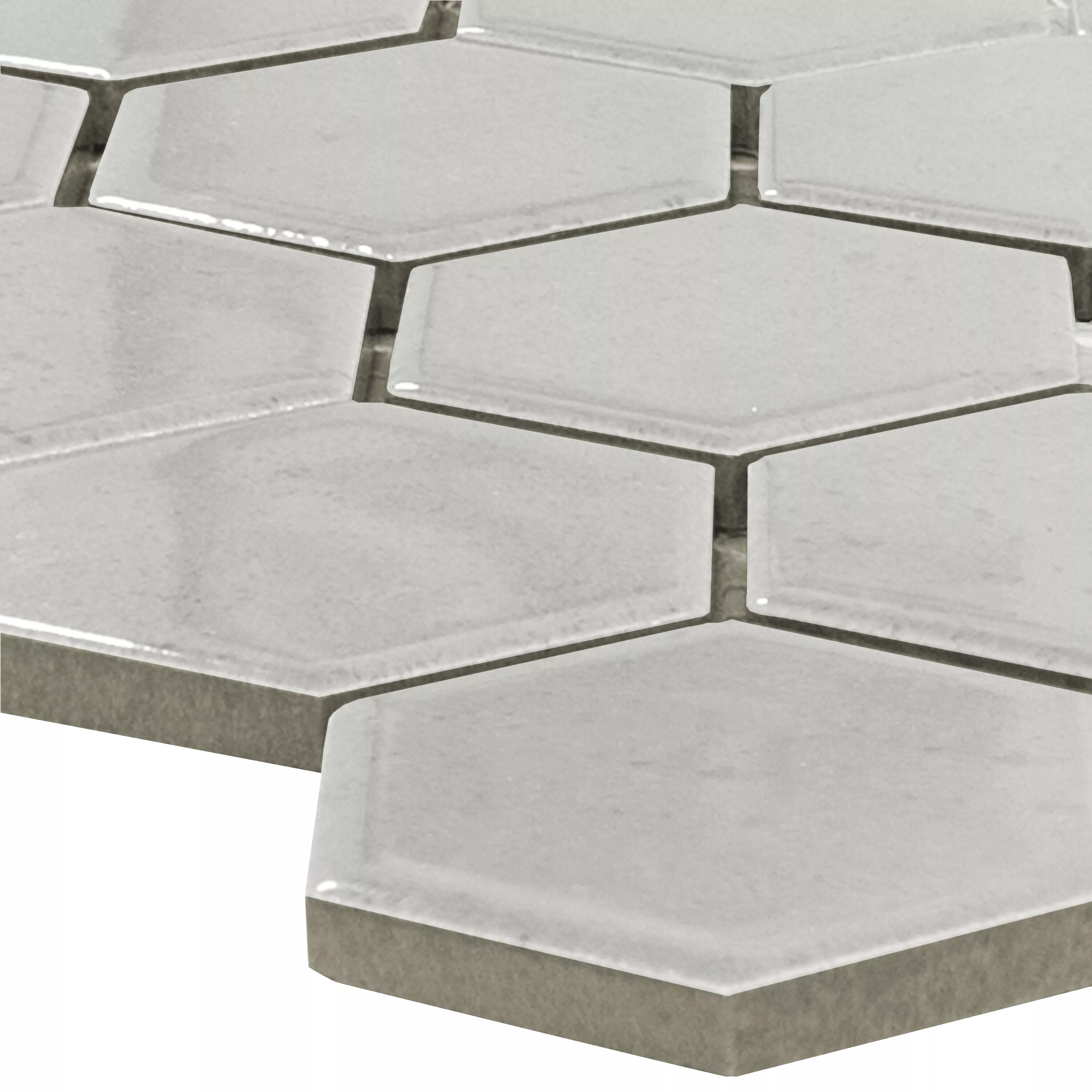 Ceramic Mosaic Tiles Eldertown Hexagon Blanc Ceramic Mosaic Tiles Eldertown Hexagon Blanc