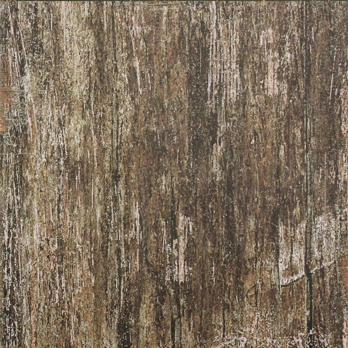 Muster Bodenfliese Vintage Wood R10 Braun 18,5x18,5cm