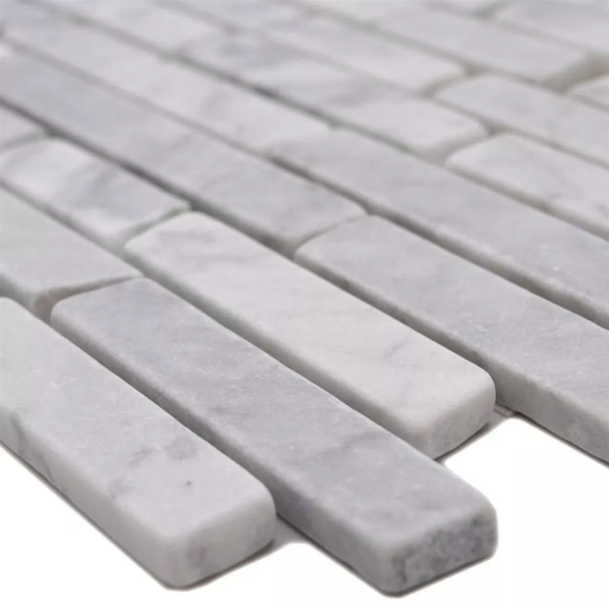 Marmor Naturstein Mosaikfliese Mali Carrara Weiß