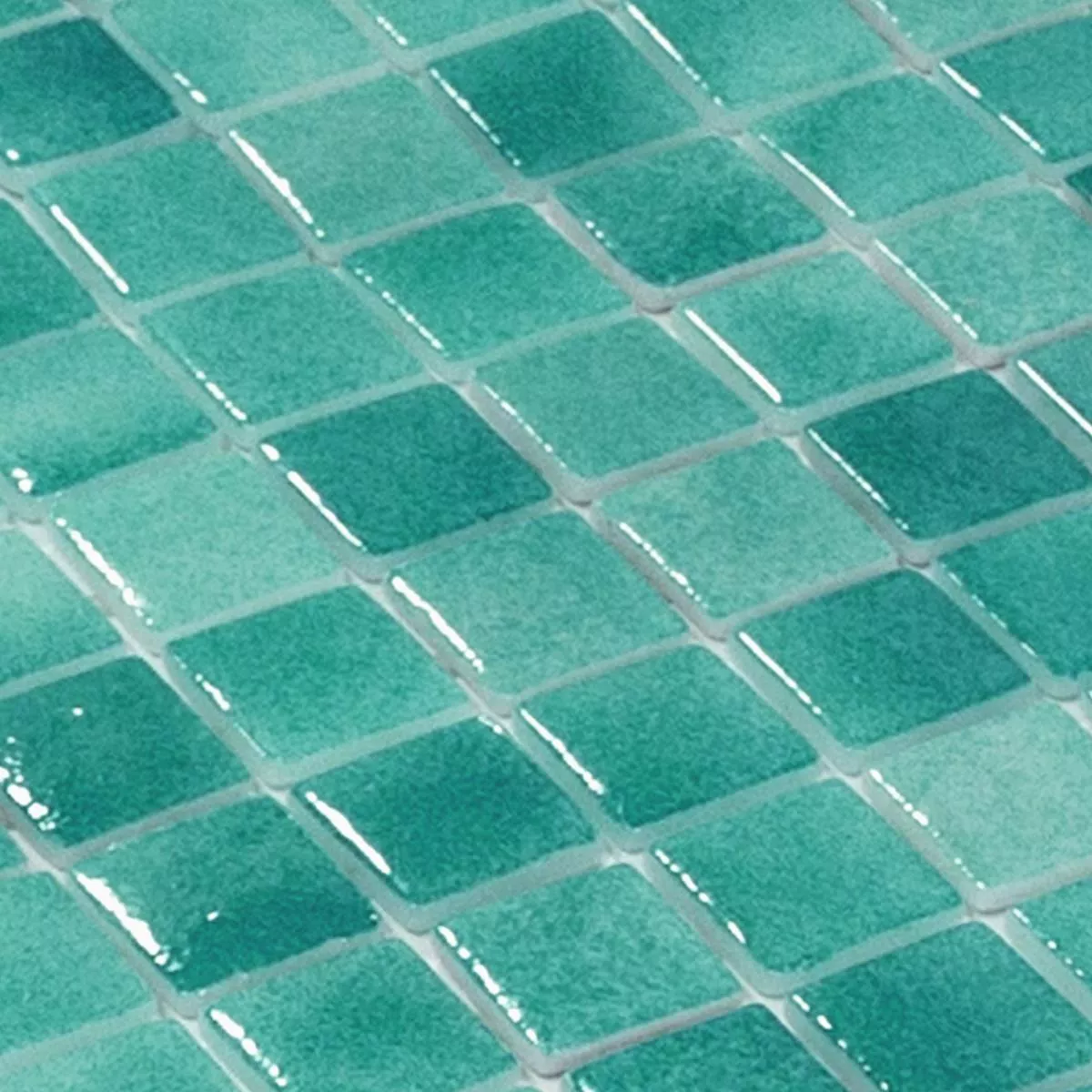 Glass Swimming Pool Mosaic Lagoona Cyan