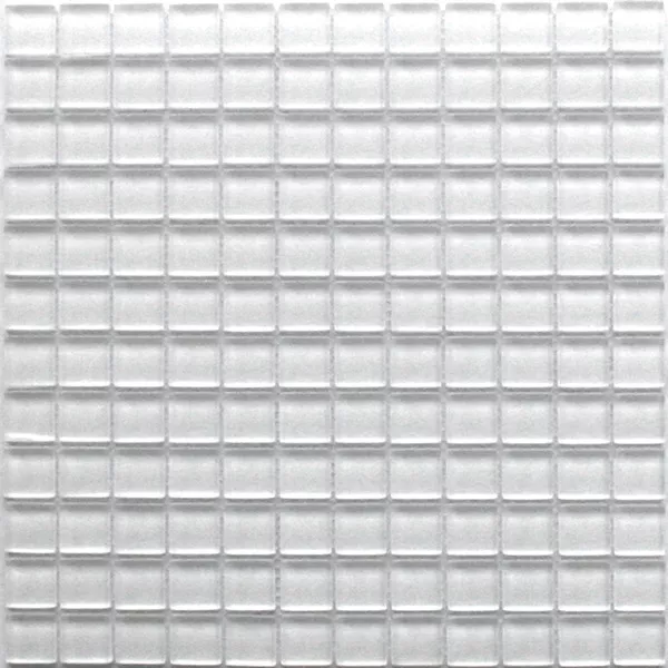 Mozaic De Sticlă Gresie Uni Super White Alb