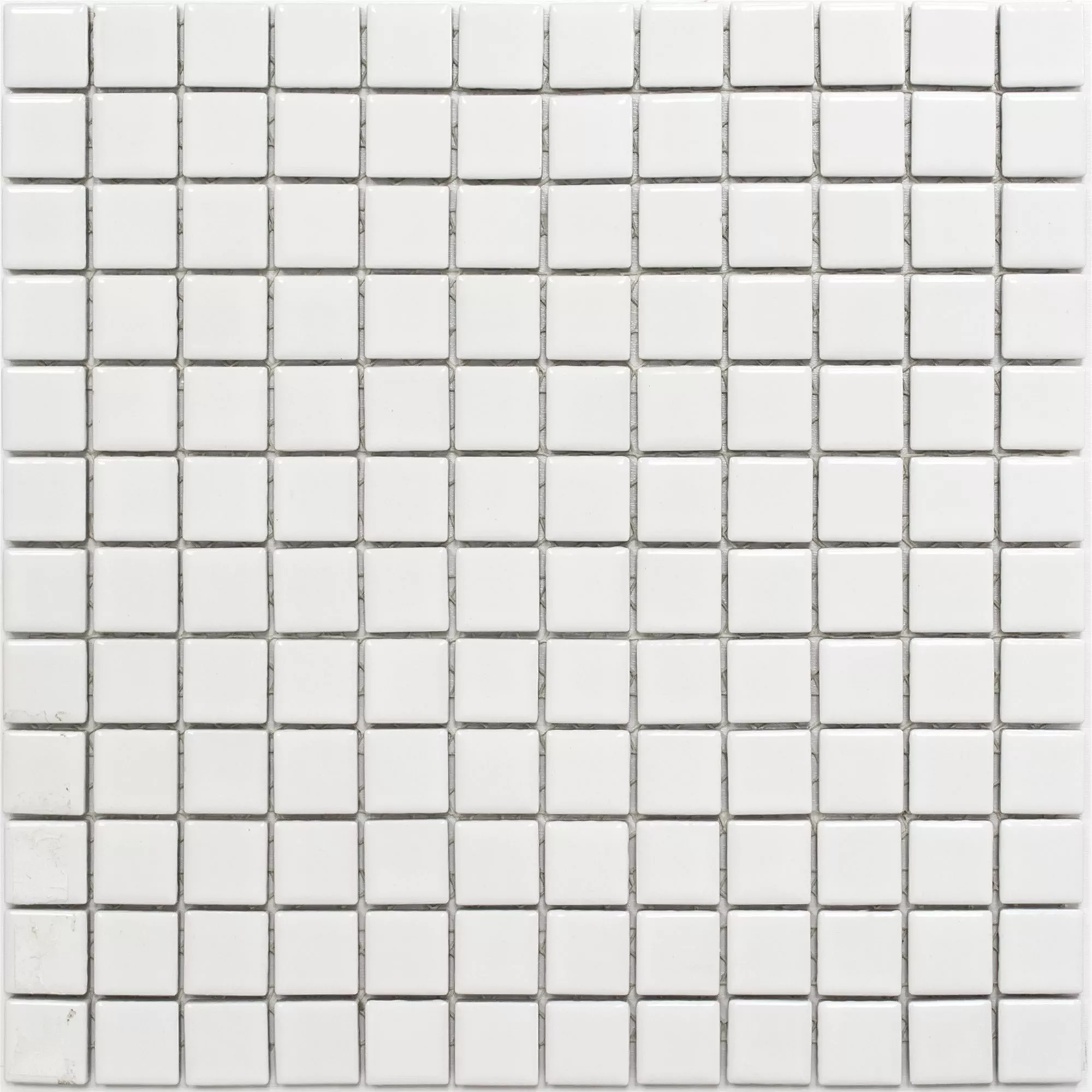 Kεραμικά Ψηφιδωτά Πλακάκια Adrian Ασπρο Παγωμένος Tετράγωνο 23