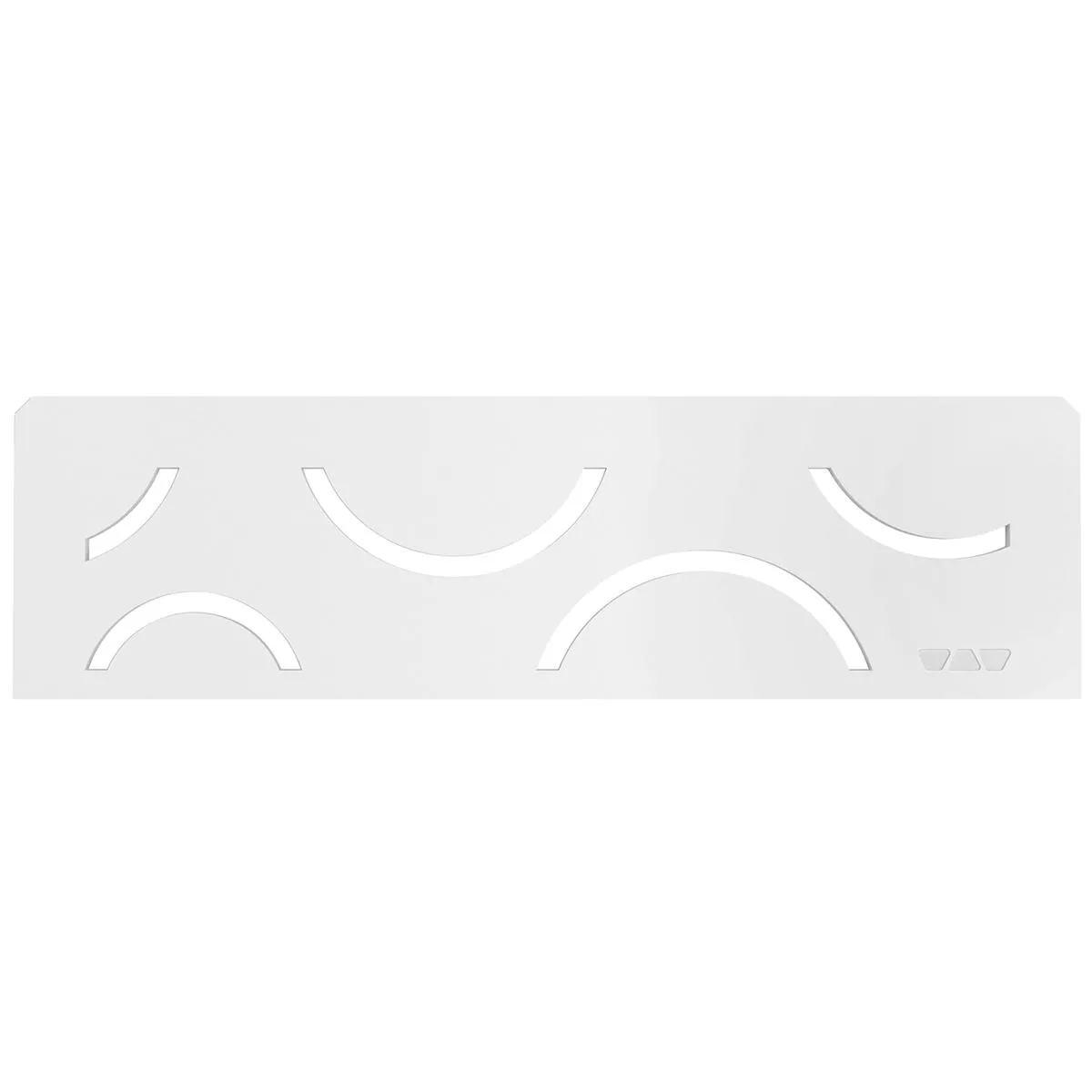 Niche wall shelf Schlüter rectangle 30x8.7cm curve white Niche wall shelf Schlüter rectangle 30x8.7cm curve white