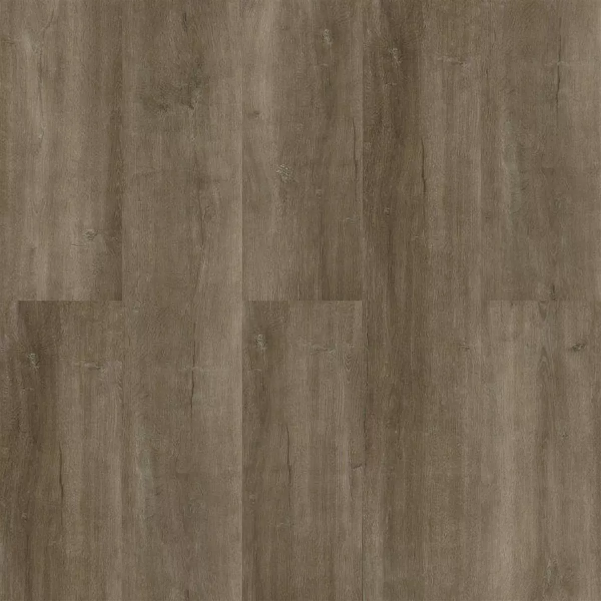 Vinyl Floor Tiles Click System Woodland Brown Grey 17,2x121cm