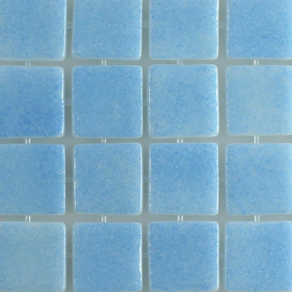 Padrão de Vidro Piscina Pool Mosaico Antonio Azul Claro