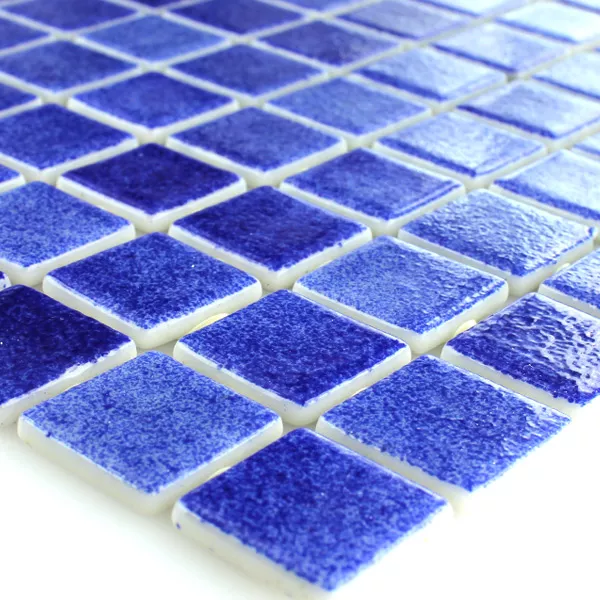 Sample Glass Swimming Pool Mosaic  Dark Blue Mix