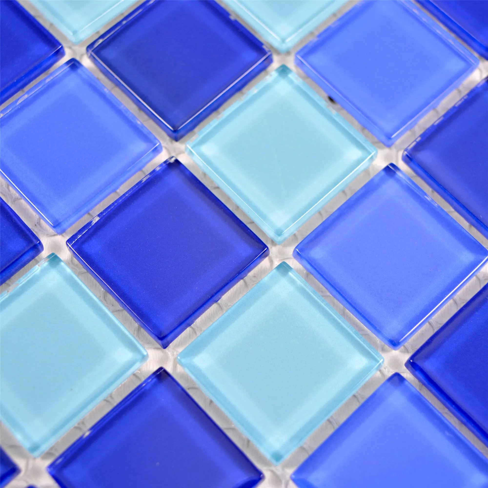 Mosaico De Vidro Azulejos Bommel Azul