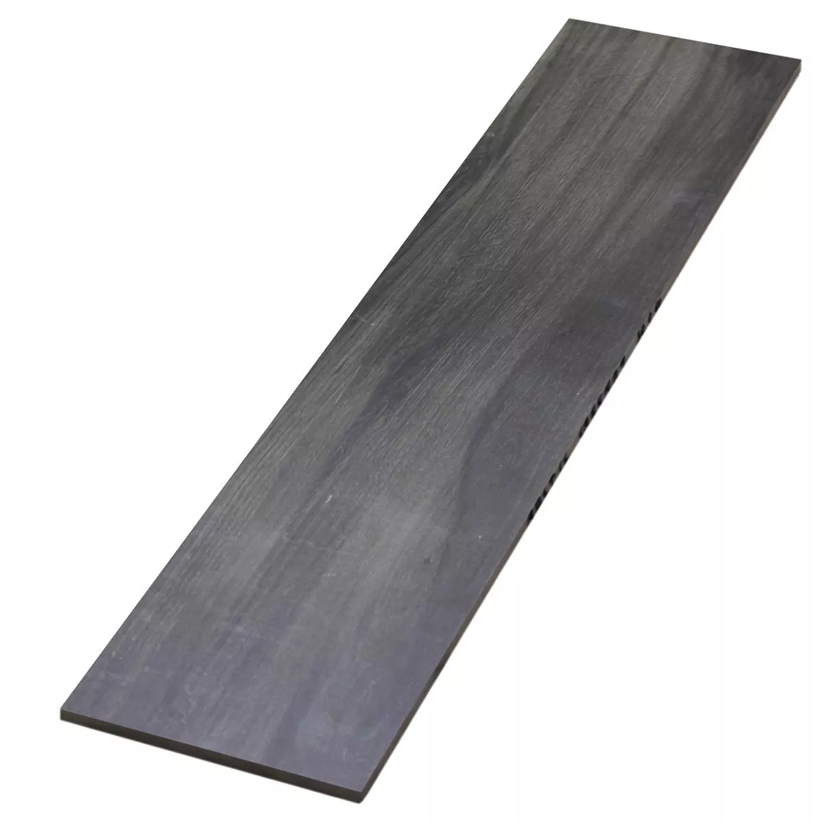 Płytki Podłogowe Elmwood Wygląd Drewna 20x120cm Antracyt Szary