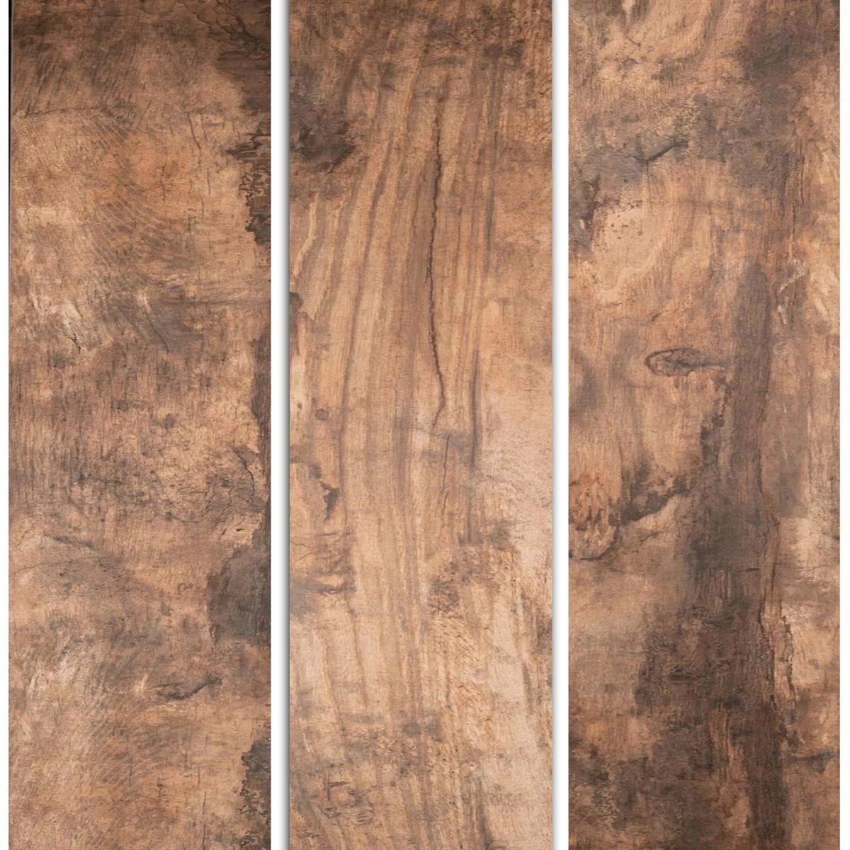 Kuvio Lattialaatat Puinen Ilme Global Ruskea 20x180cm