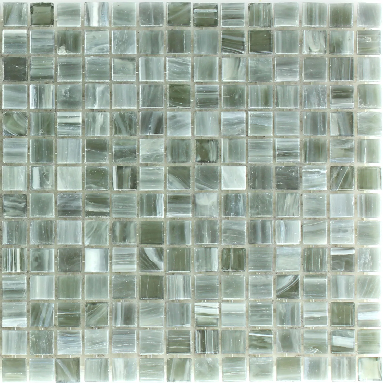 Glass Mosaikk Trend-Vi Resirkulering Brillante 216 10x10x4mm