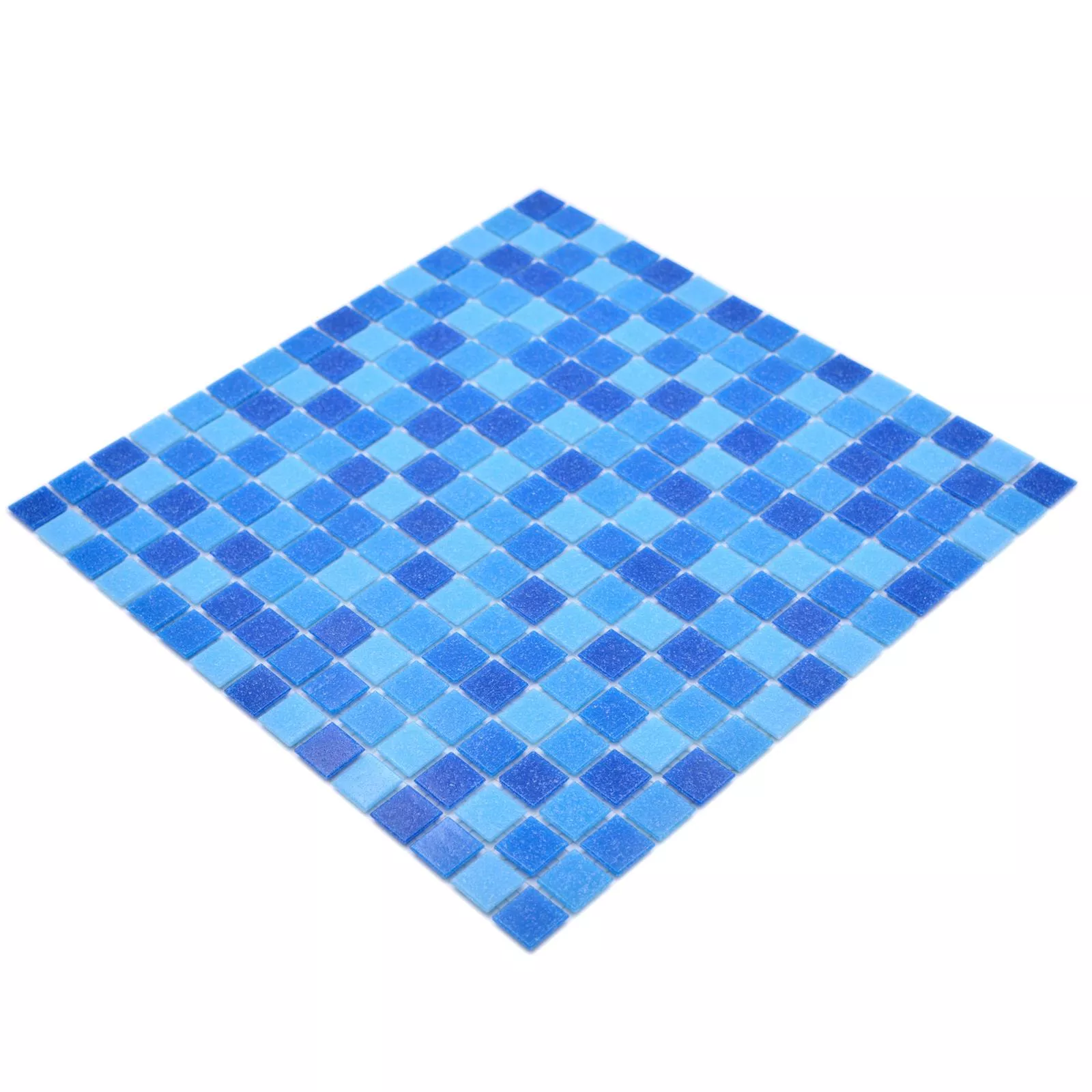 Swimming Pool Mosaic North Sea Blue Light Blue Mix