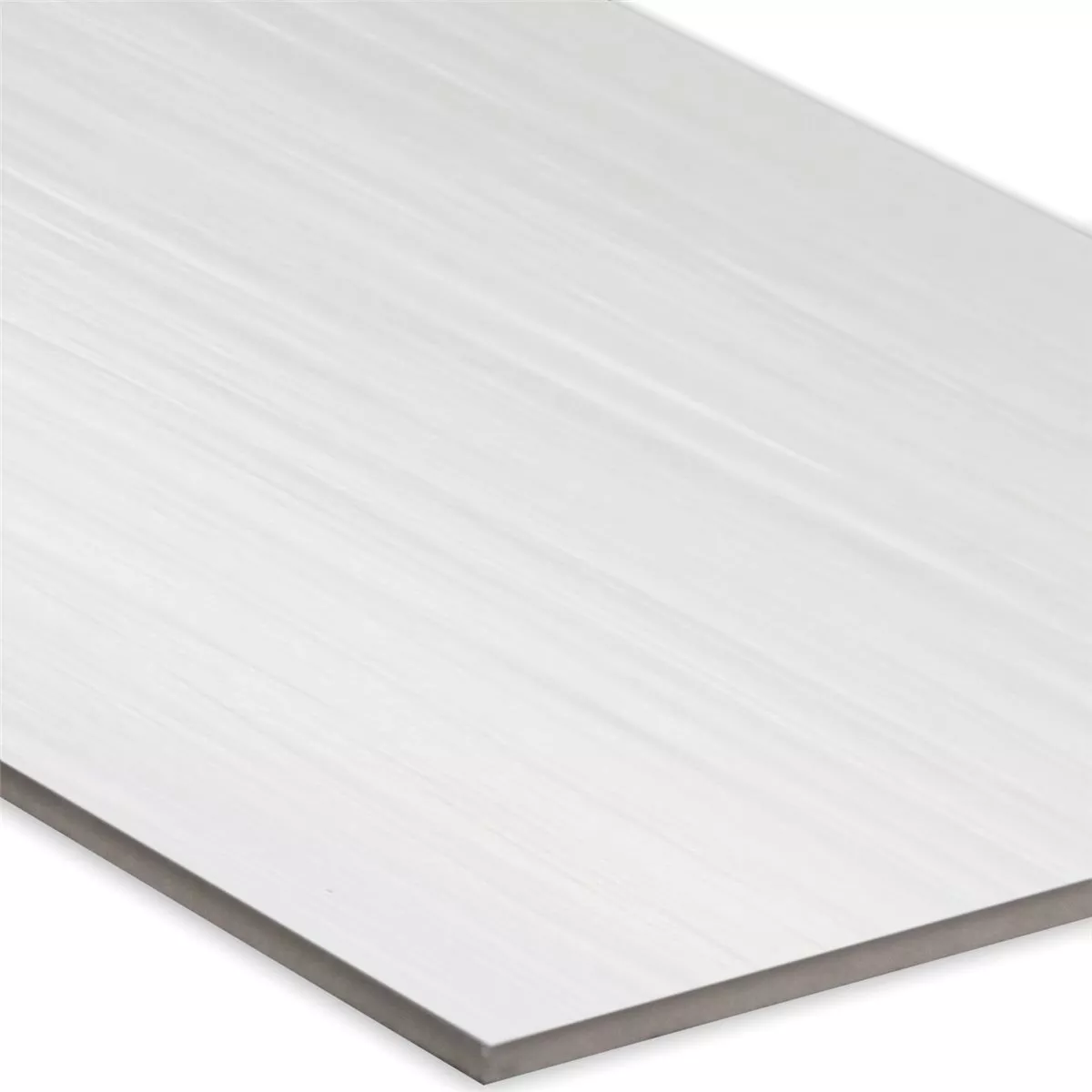 Sample Wall Tiles Striped White Mat 20x60cm