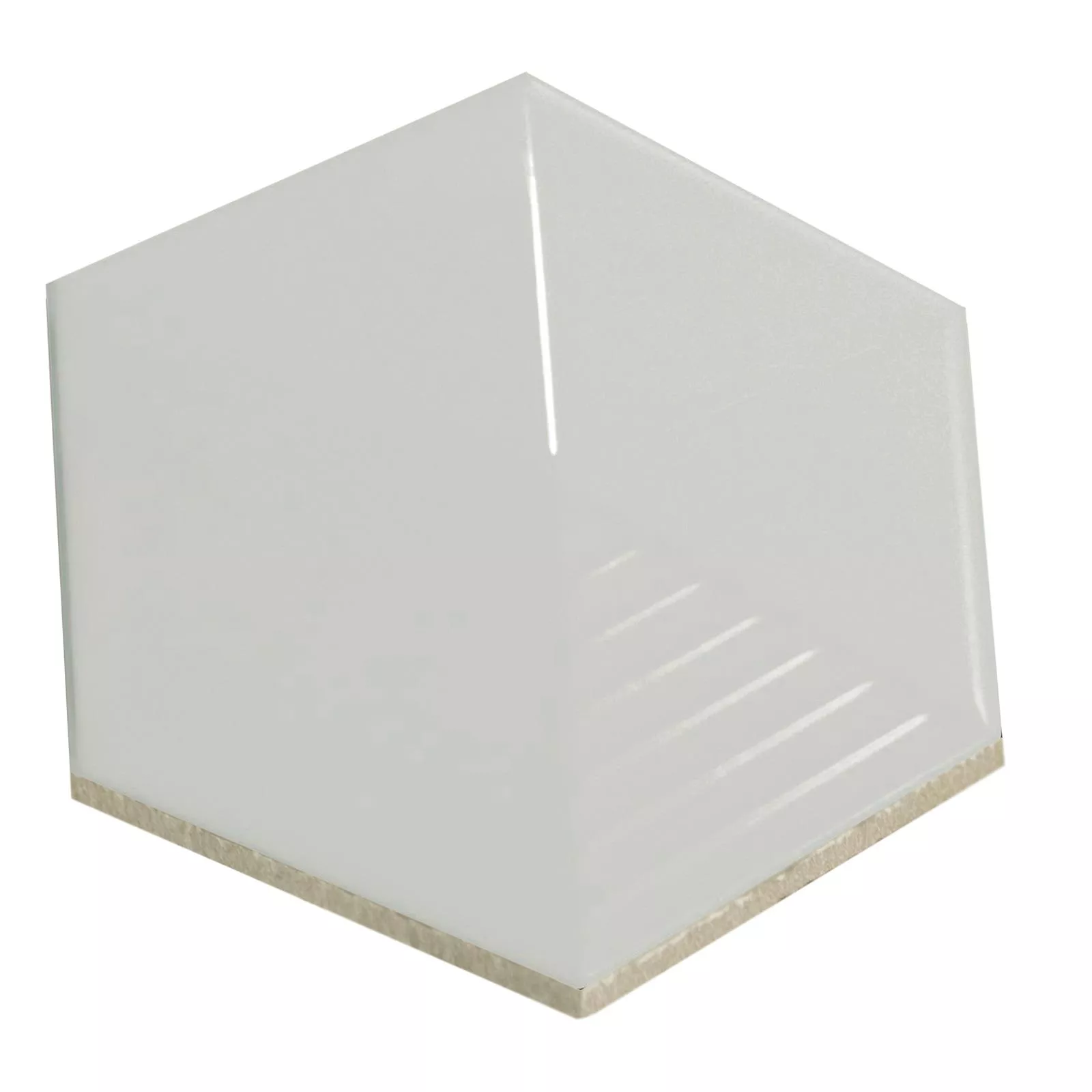 Vægfliser Rockford 3D Hexagon 12,4x10,7cm Mint