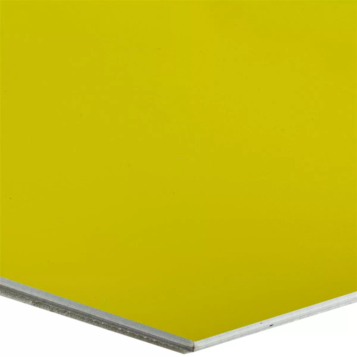Vinyl Hexagon Wall Tile Century Self Adhesive Yellow