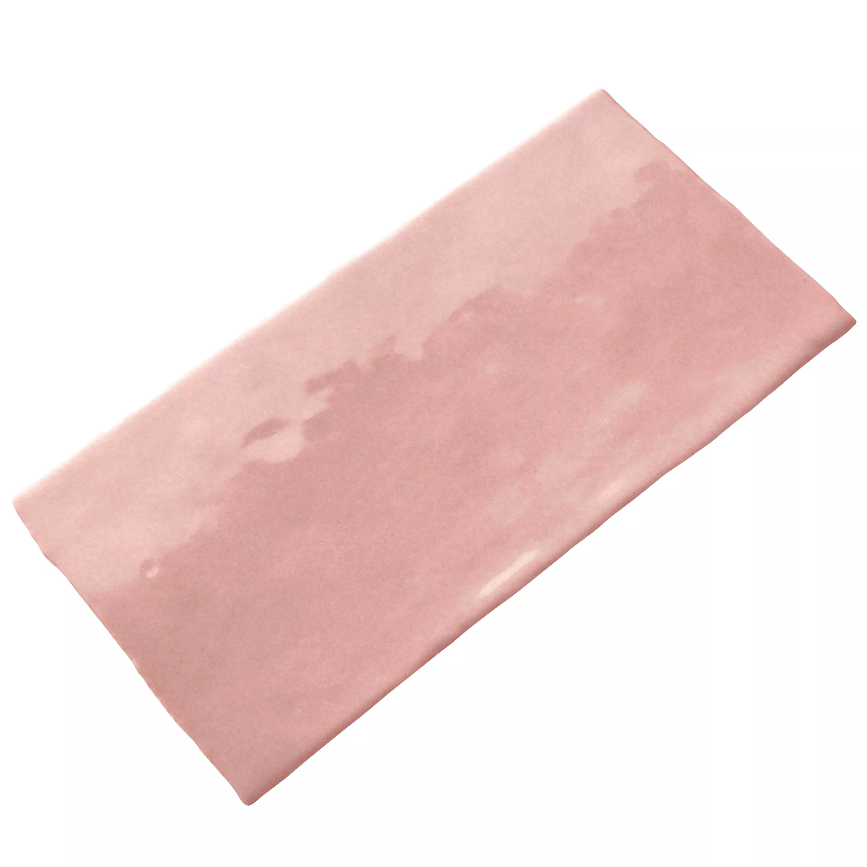 Fali Csempe Algier Kézzel Készített 7,5x15cm Rózsaszín