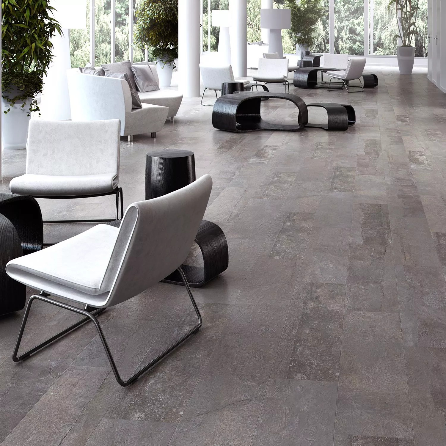 Sample Floor Tiles Stone Optic Polaris R10 Grey 30x120cm