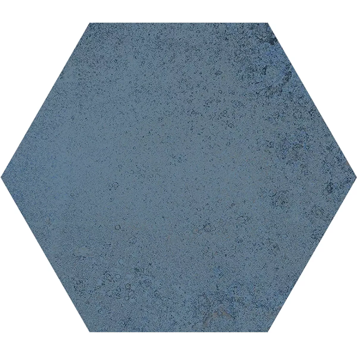 Muster von Feinsteinzeug Schwimmbad Pool Fliesen Palencia Blau Hexagon