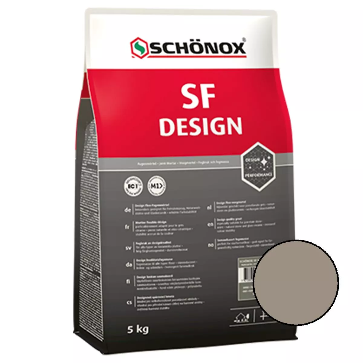 Laasti Schönox SF Design Sand Grey 5 kg Laasti Schönox SF Design Sand Grey 5 kg