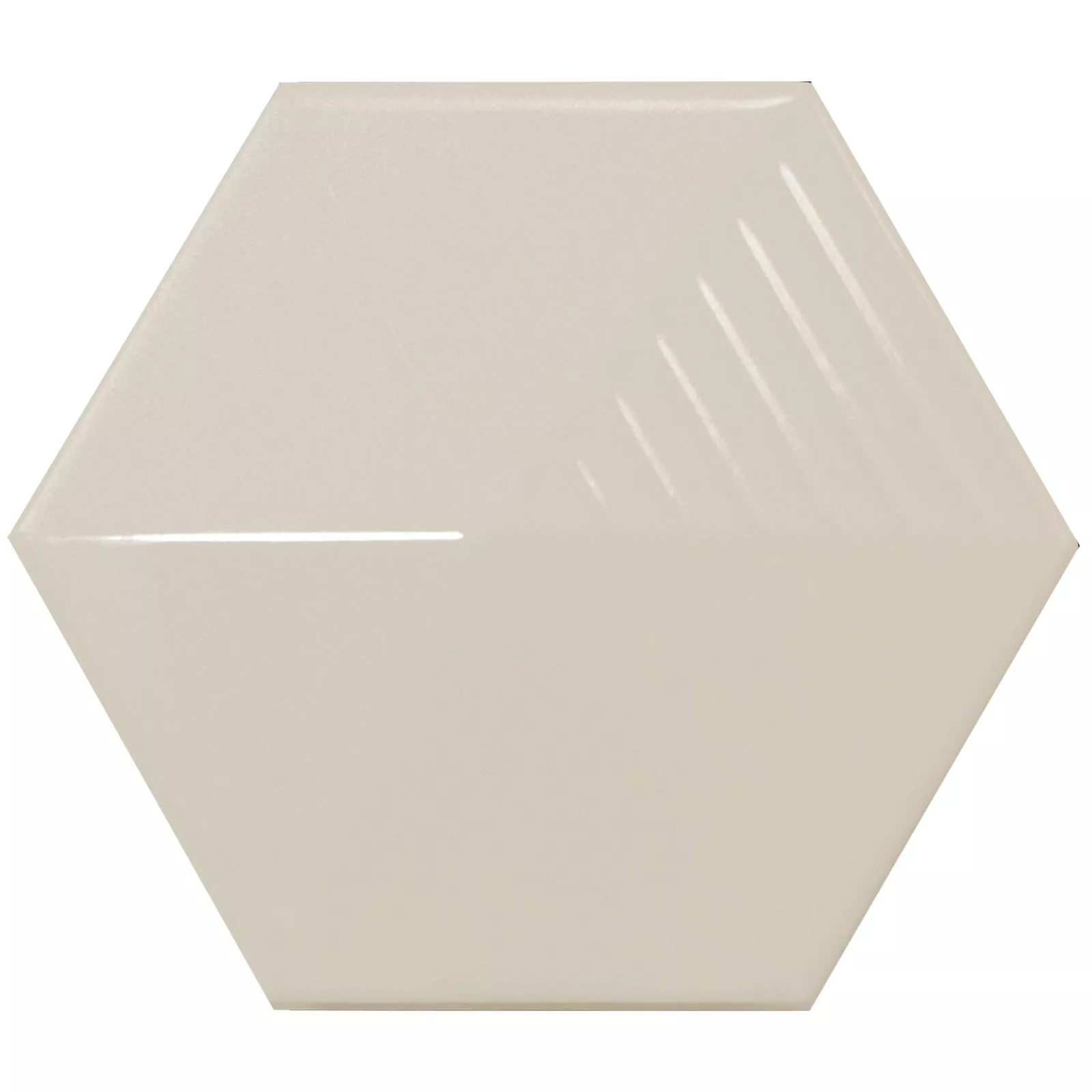 Kakel Rockford 3D Hexagon 12,4x10,7cm Beige