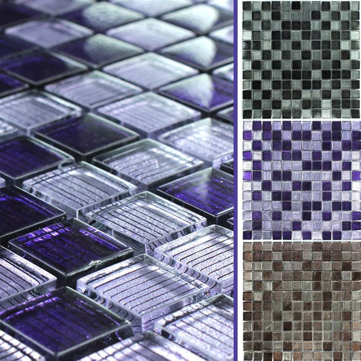 Sample Mosaic Tiles Glass String