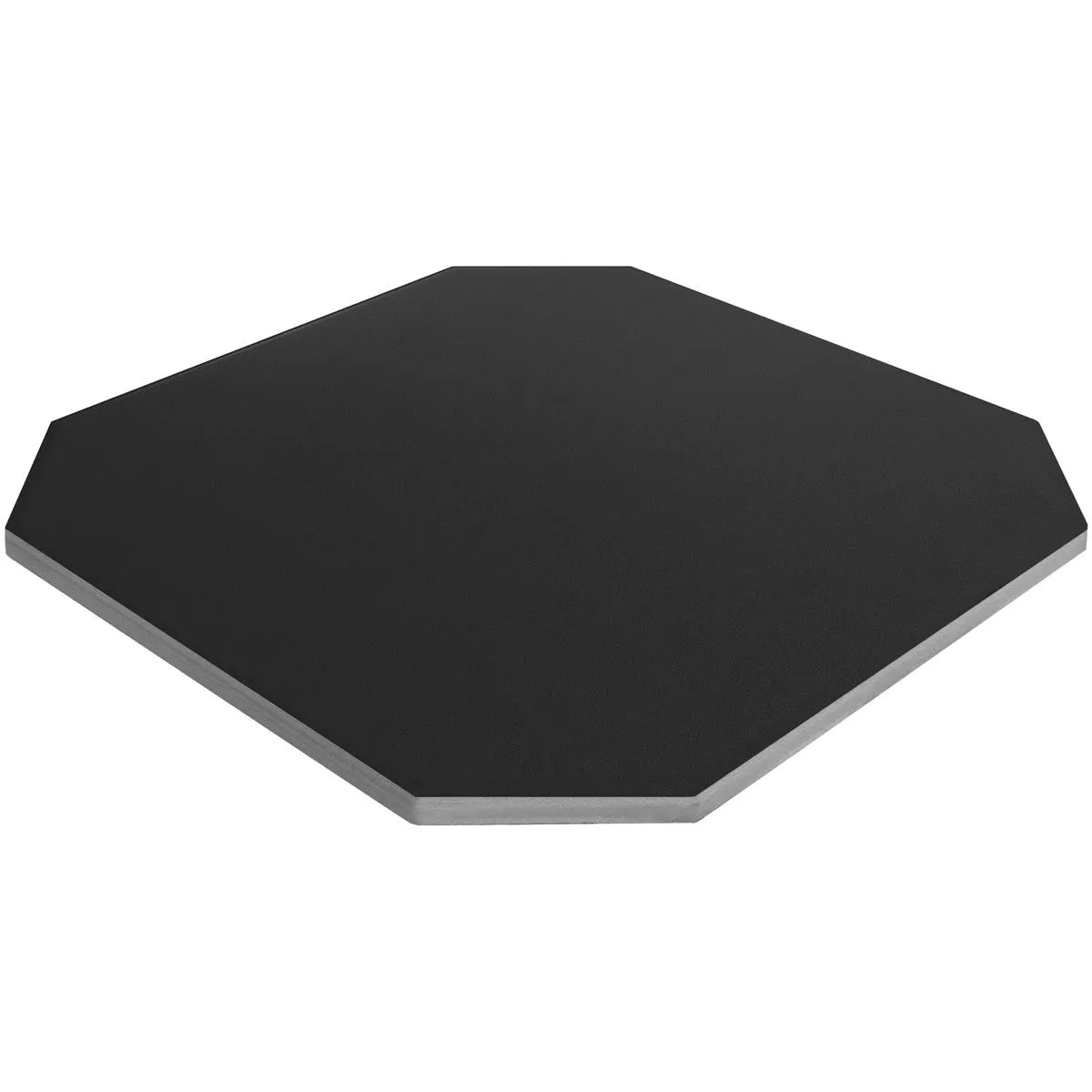 Mодел от Порцеланови Kаменинови Изделия Плочки Genexia Uni Черно Осмоъгълник 20x20cm