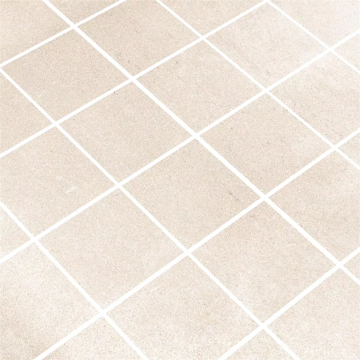 Mosaik Fliser Colossus Cement-Optik Beige