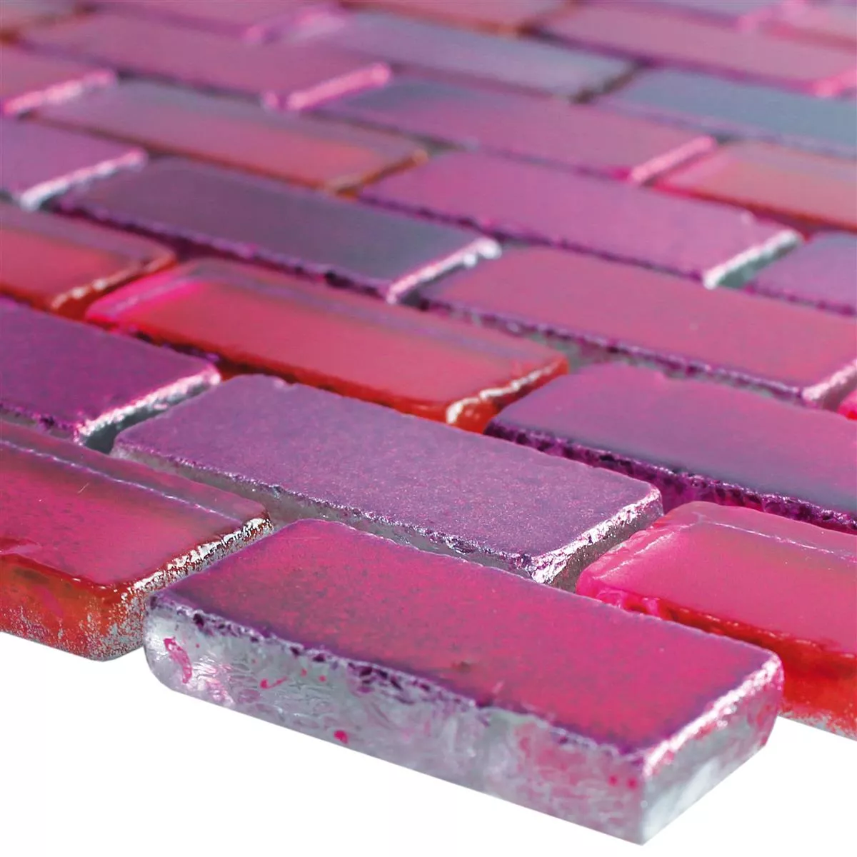Sample Glass Mosaic Tiles Lordsburg Violet