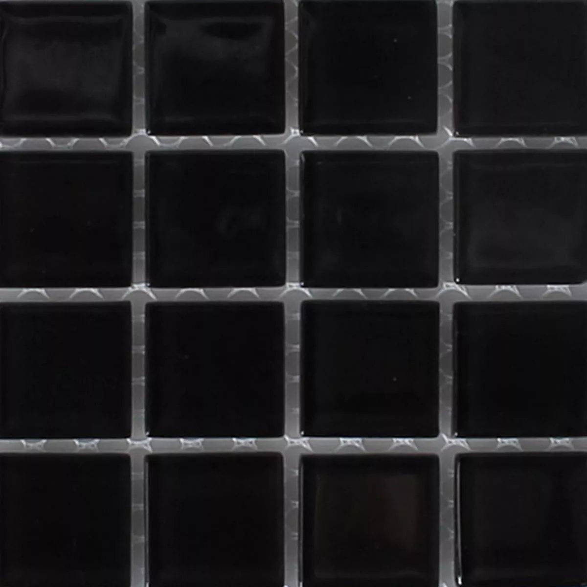 Sample Glass Mosaic Tiles Florida Black