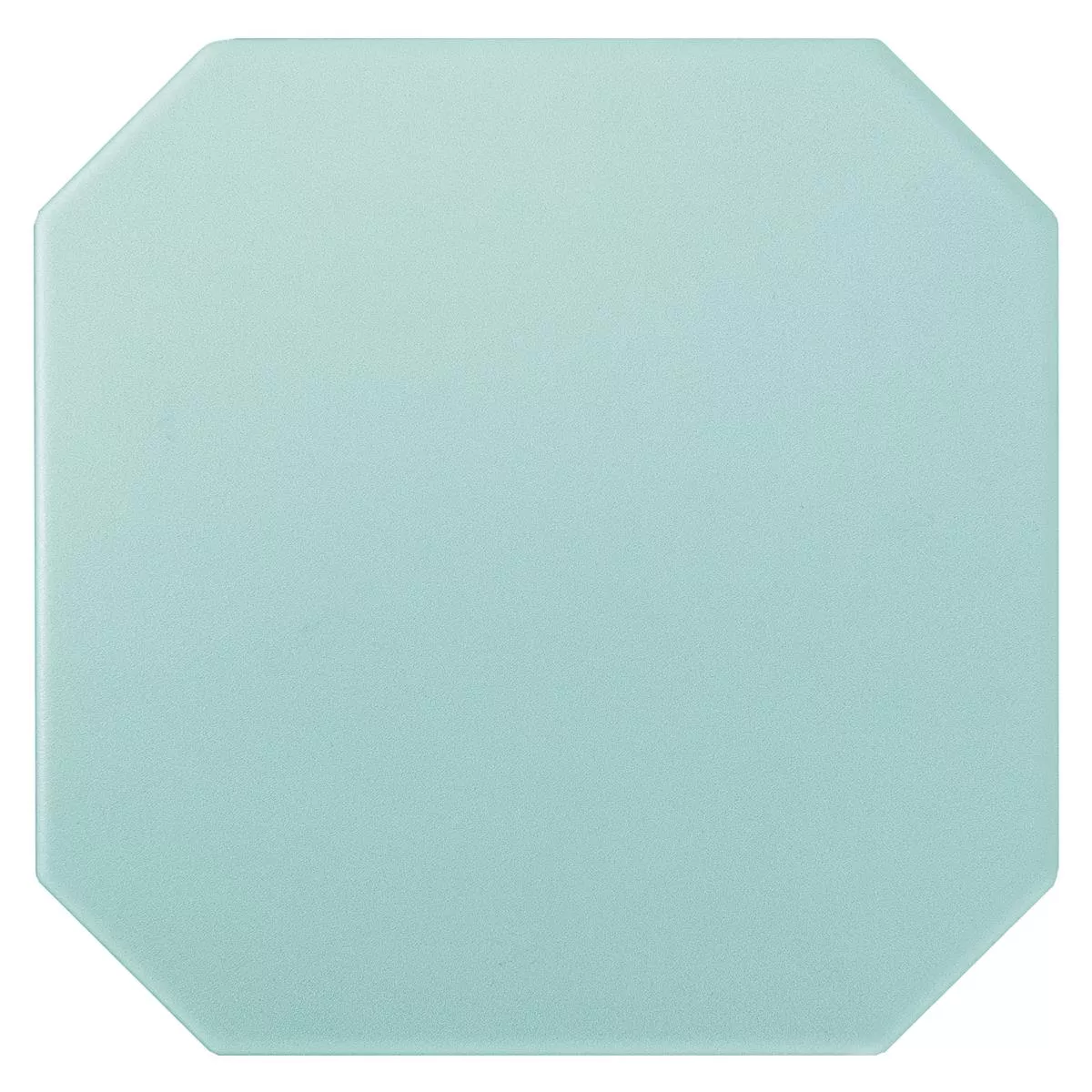 Porcelain Stoneware Tiles Genexia Uni Cyan Octagon 20x20cm