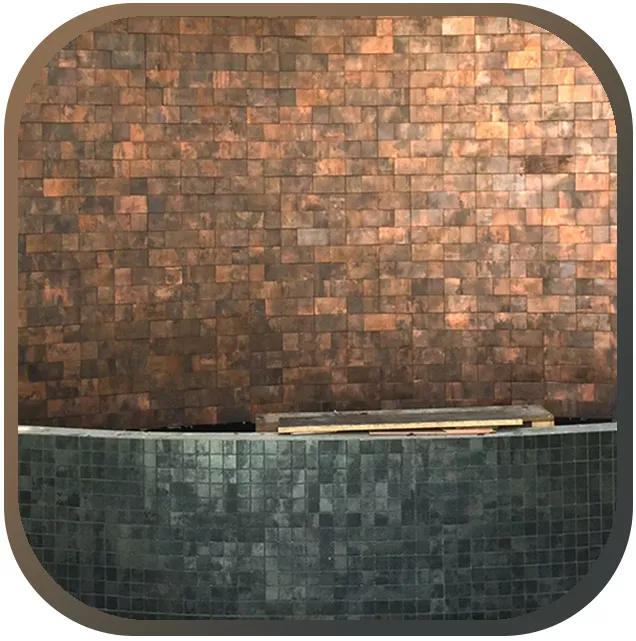 Tessere di mosaico in metallo universalmente applicabili