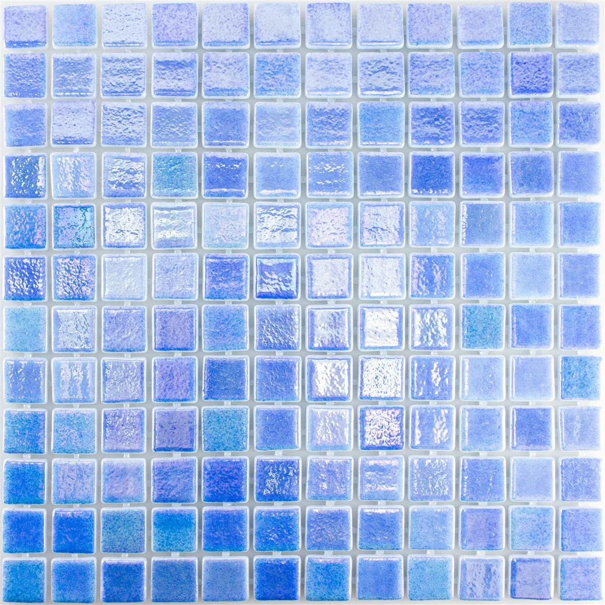 Padrão de Vidro Piscina Pool Mosaico McNeal Azul 25
