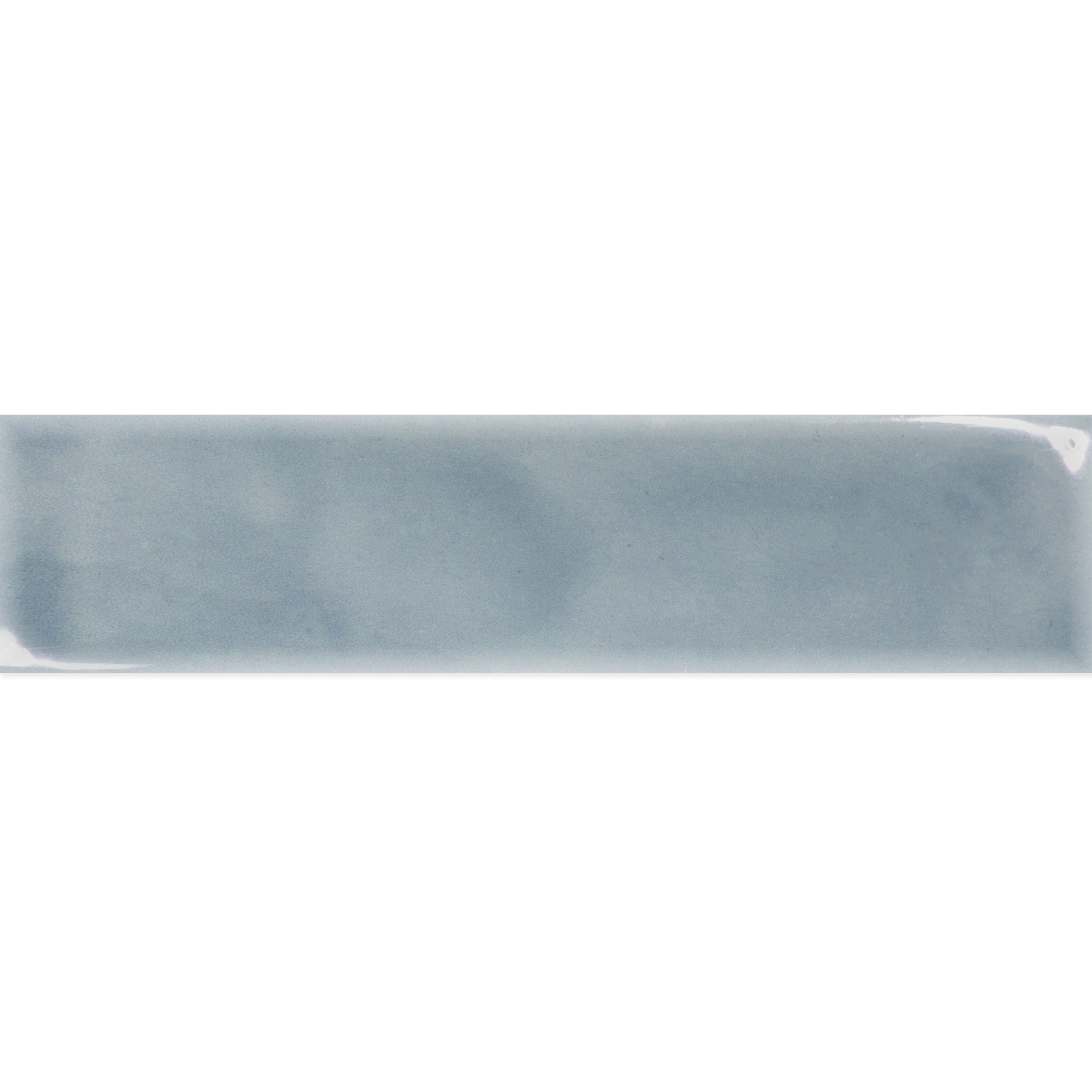 Wall Tiles Tamaris Flora Glossy Waved Light Blue 5x25cm 