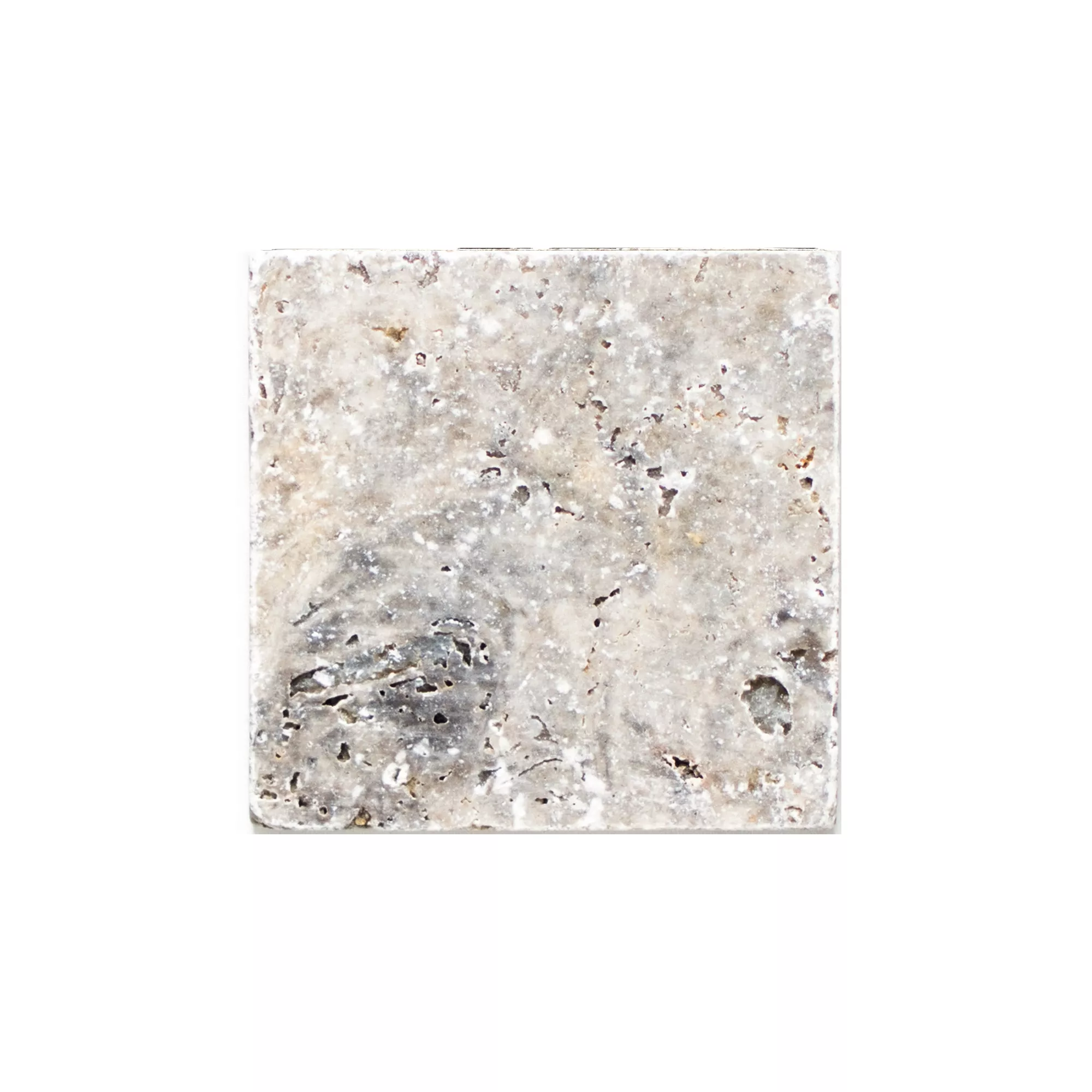 Natural Stone Tiles Travertine Nestor Silver 10x10cm