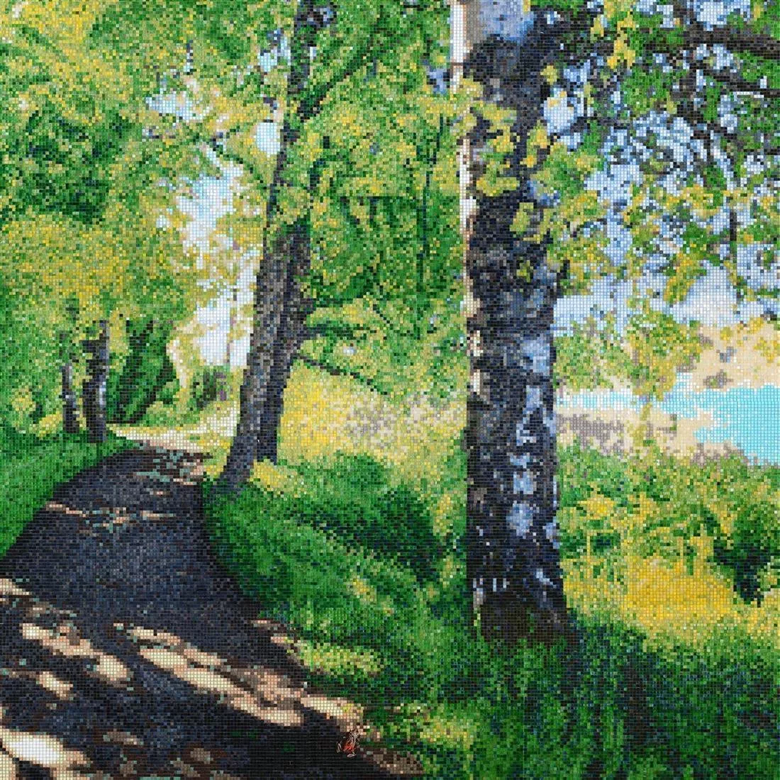 Glass Mosaic Picture Springlane 230x240cm Glass Mosaic Picture Springlane 230x240cm