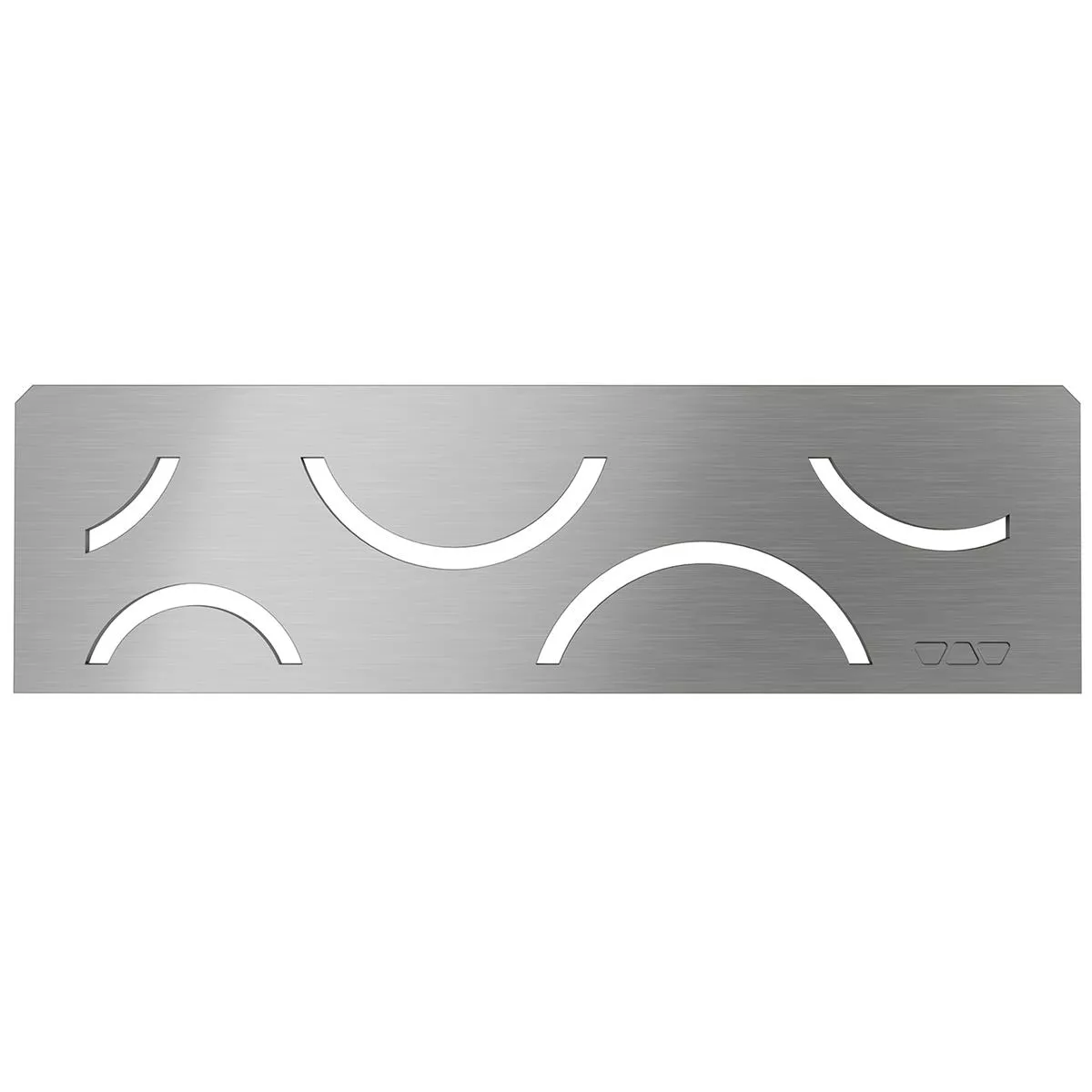 Niche wall shelf Schlüter rectangle 30x8,7cm curve silver Niche wall shelf Schlüter rectangle 30x8,7cm curve silver