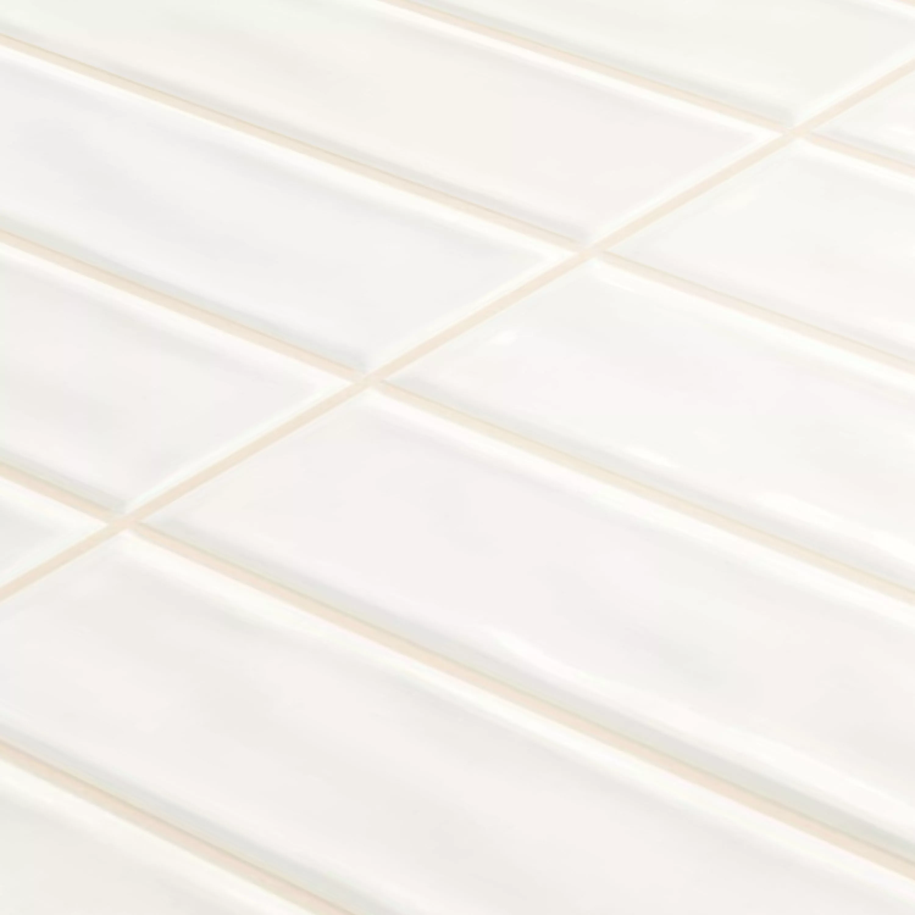 Wall Tiles Verbania Sticks Glossy Waved Blanc 20x20cm