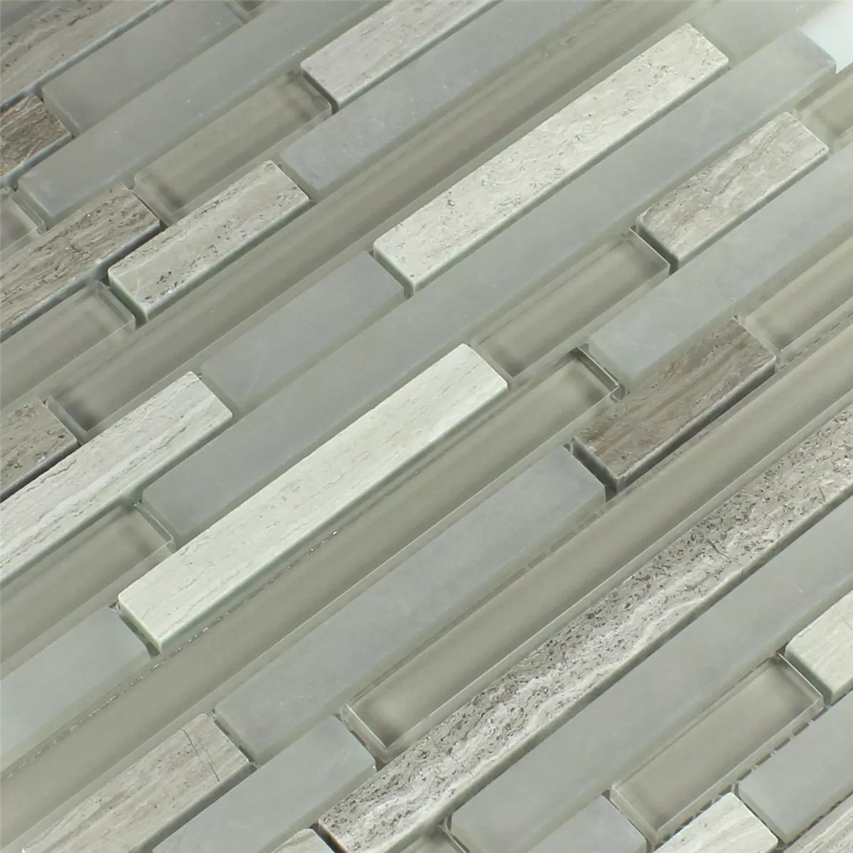 Sample Mosaic Tiles Glass Marble Burlywood Sticks
