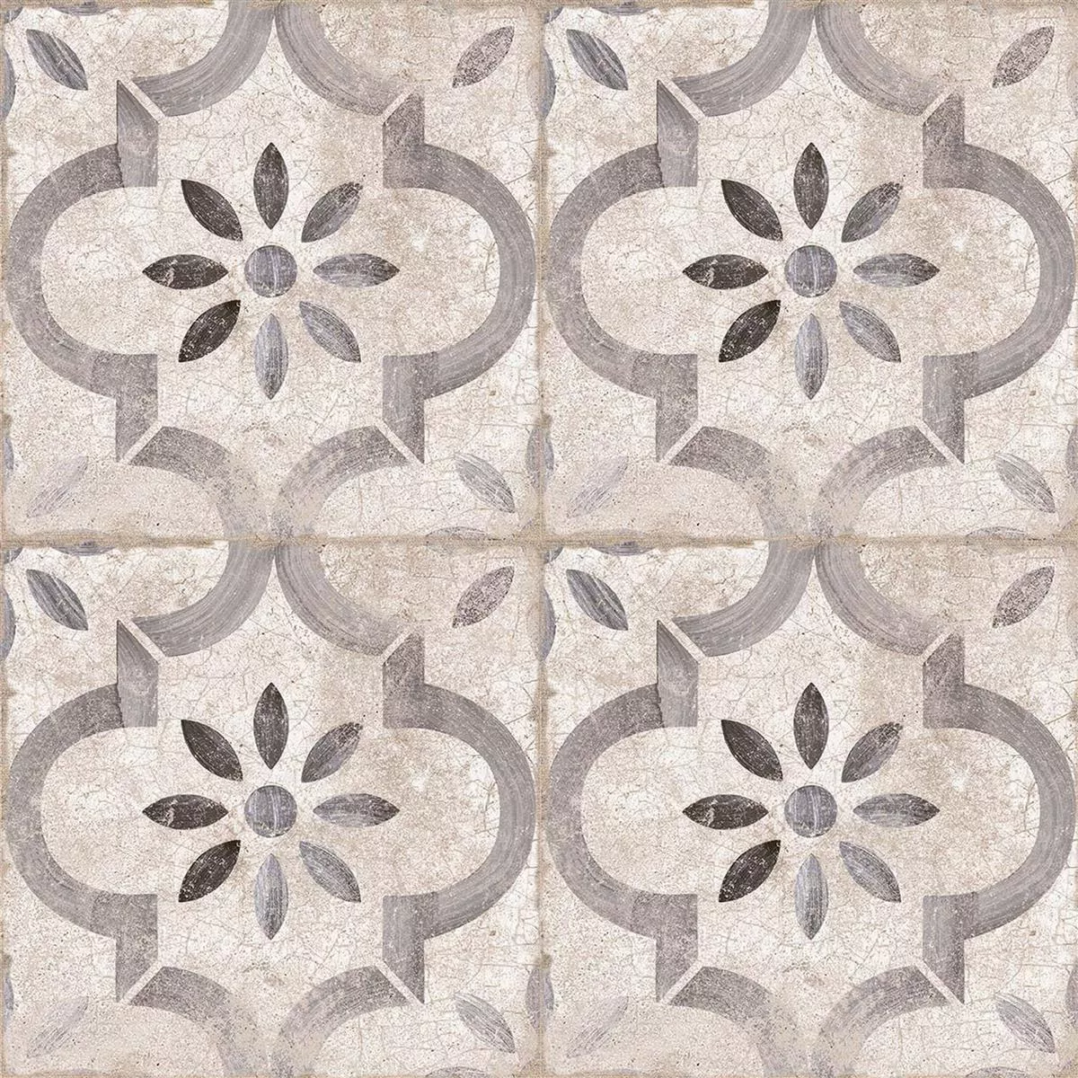 Porcelain Stoneware Tiles Allora Decor Grey 22,5 x 22,5cm