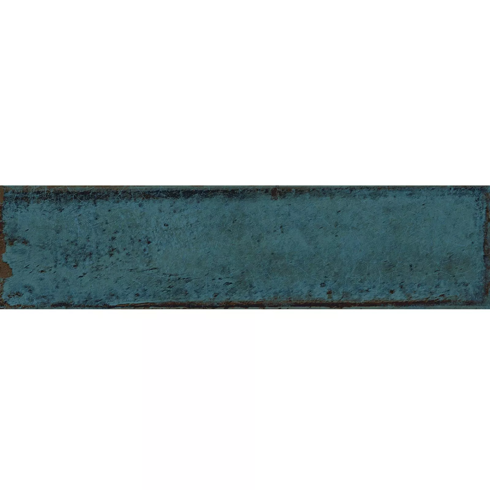 Próbka Płytki Ścienne Maestro Karbowany Błyszczący Niebieski 7,5x30cm