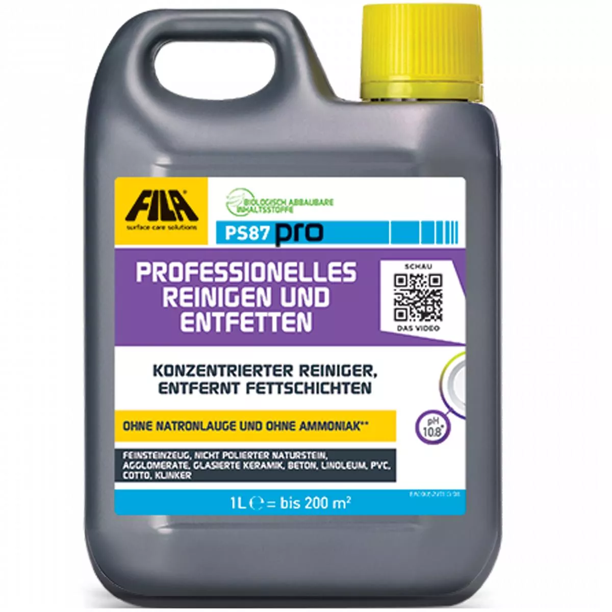 Fila PS87 PRO rengöring och avfettning 5 liter