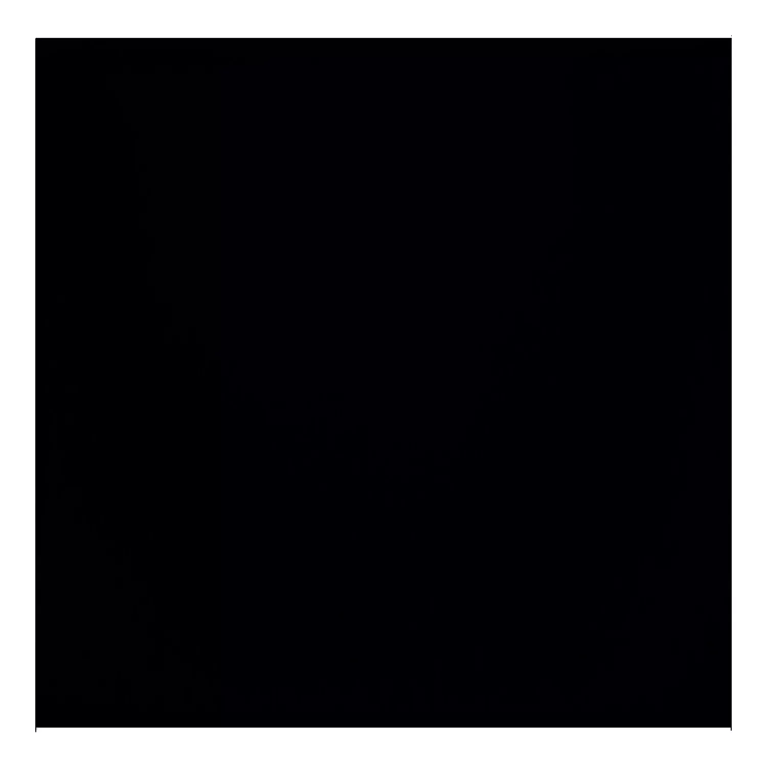Mетро плочка Черно Матирано 15x15 cm Без Фасет Miona Negro