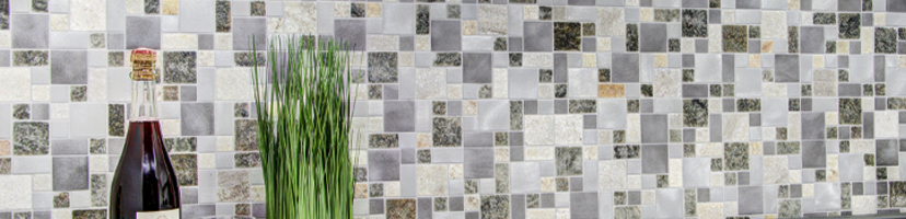 Natursten Metal Mosaik